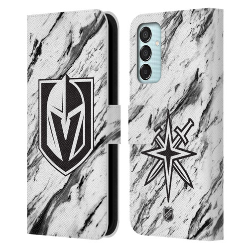 NHL Vegas Golden Knights Marble Leather Book Wallet Case Cover For Samsung Galaxy M15/F15 5G