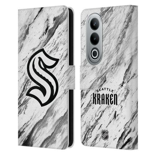 NHL Seattle Kraken Marble Leather Book Wallet Case Cover For OPPO OnePlus Ace 3V 5G