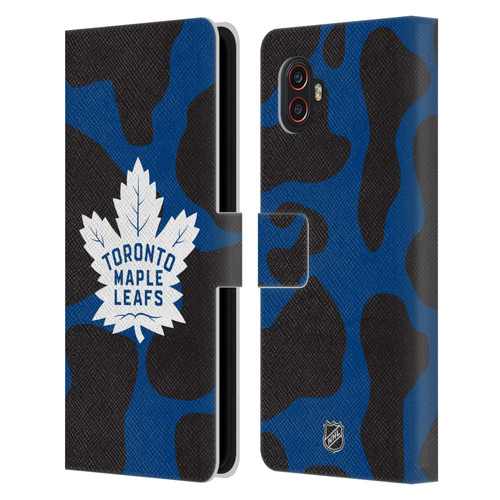 NHL Toronto Maple Leafs Cow Pattern Leather Book Wallet Case Cover For Samsung Galaxy Xcover6 Pro/Pro2