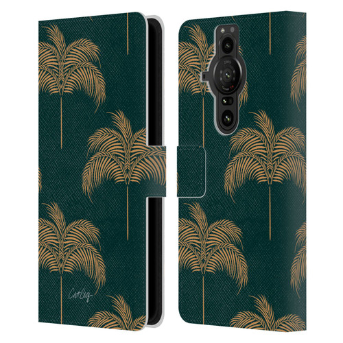 Cat Coquillette Tropical Wildlife Palm Tree Oasis Leather Book Wallet Case Cover For Sony Xperia Pro-I