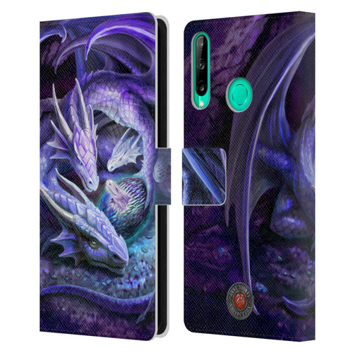 Anne Stokes Mix Fantasy Art Welcome Hatchling Leather Book Wallet Case Cover For Huawei P40 lite E