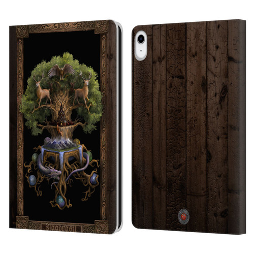 Anne Stokes Mix Fantasy Art Yggdrasil Leather Book Wallet Case Cover For Apple iPad 10.9 (2022)