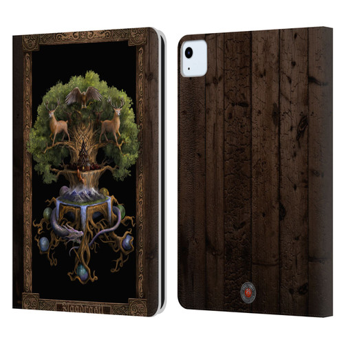 Anne Stokes Mix Fantasy Art Yggdrasil Leather Book Wallet Case Cover For Apple iPad Air 11 2020/2022/2024