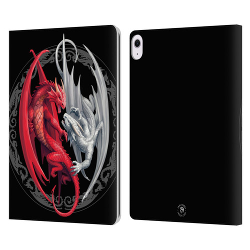 Anne Stokes Mix Fantasy Art Merlin's Dragons Leather Book Wallet Case Cover For Apple iPad Air 13 2024