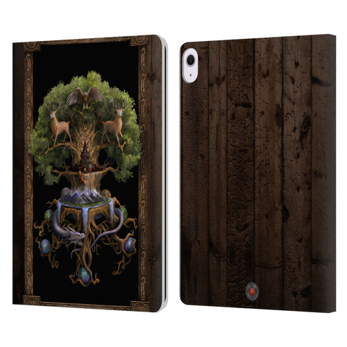 Anne Stokes Mix Fantasy Art Yggdrasil Leather Book Wallet Case Cover For Apple iPad Air 13 2024