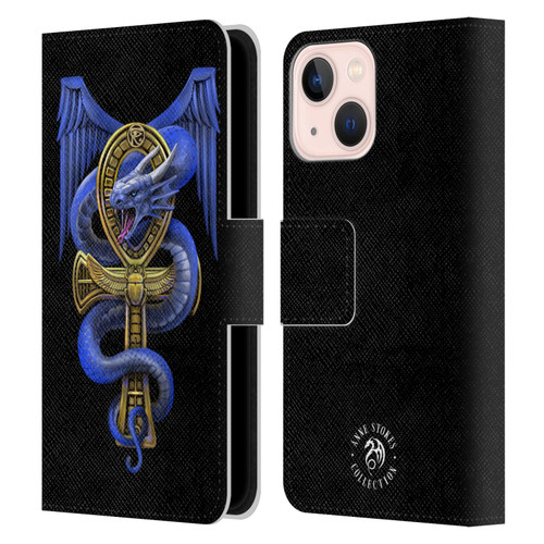 Anne Stokes Mix Fantasy Art Apep's Oracle Leather Book Wallet Case Cover For Apple iPhone 13 Mini