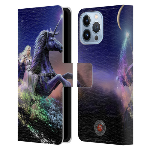 Anne Stokes Mix Fantasy Art Rainbow Magic Leather Book Wallet Case Cover For Apple iPhone 13 Pro Max