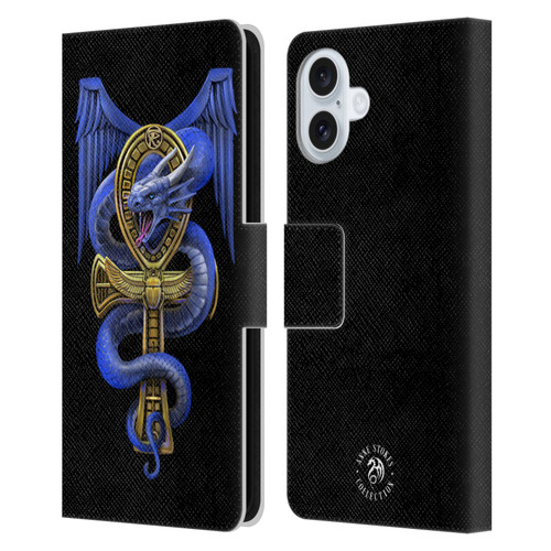 Anne Stokes Mix Fantasy Art Apep's Oracle Leather Book Wallet Case Cover For Apple iPhone 16 Plus