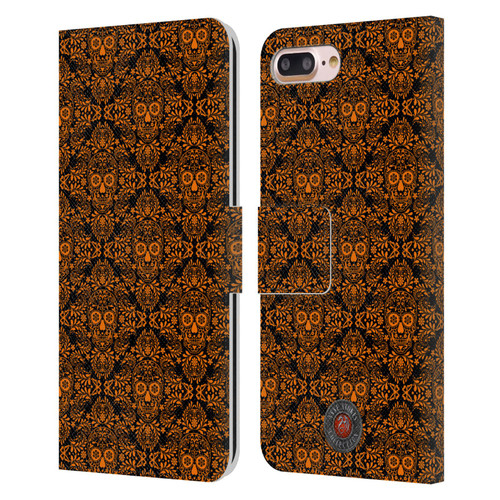 Anne Stokes Mix Fantasy Art Skull Fairy Pattern Leather Book Wallet Case Cover For Apple iPhone 7 Plus / iPhone 8 Plus