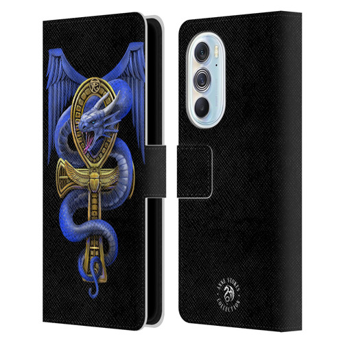 Anne Stokes Mix Fantasy Art Apep's Oracle Leather Book Wallet Case Cover For Motorola Edge X30