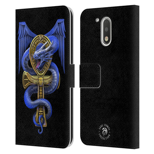 Anne Stokes Mix Fantasy Art Apep's Oracle Leather Book Wallet Case Cover For Motorola Moto G41