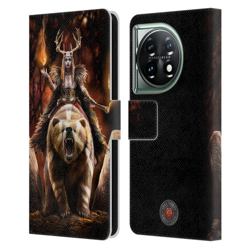 Anne Stokes Mix Fantasy Art Viking Witch Leather Book Wallet Case Cover For OnePlus 11 5G