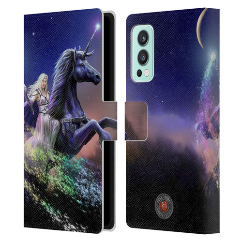 Anne Stokes Mix Fantasy Art Rainbow Magic Leather Book Wallet Case Cover For OnePlus Nord 2 5G