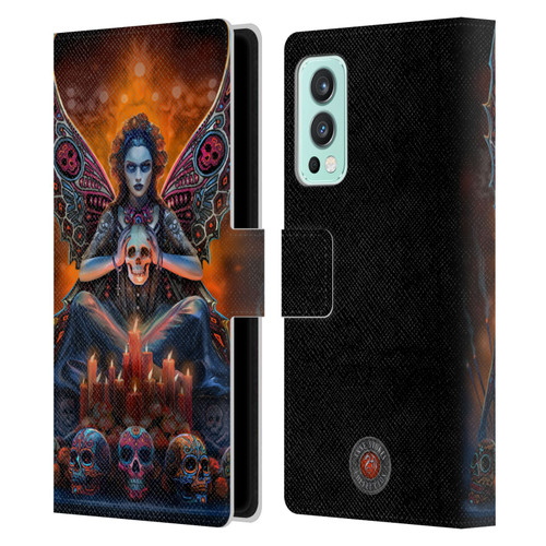 Anne Stokes Mix Fantasy Art Skull Fairy Leather Book Wallet Case Cover For OnePlus Nord 2 5G