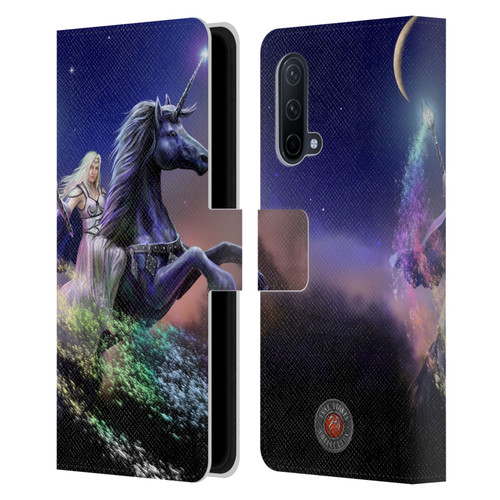 Anne Stokes Mix Fantasy Art Rainbow Magic Leather Book Wallet Case Cover For OnePlus Nord CE 5G