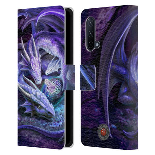 Anne Stokes Mix Fantasy Art Welcome Hatchling Leather Book Wallet Case Cover For OnePlus Nord CE 5G
