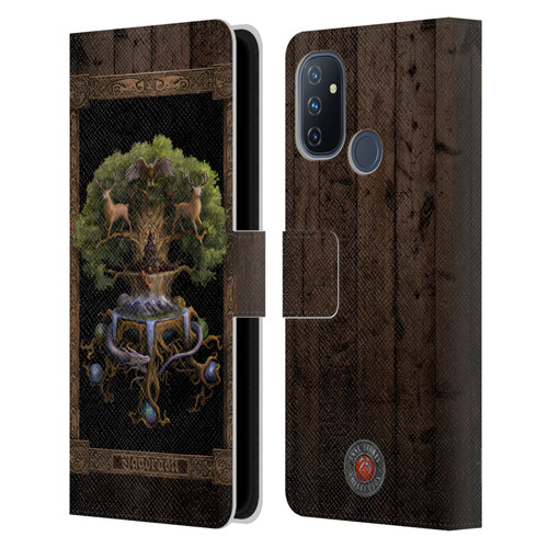 Anne Stokes Mix Fantasy Art Yggdrasil Leather Book Wallet Case Cover For OnePlus Nord N100