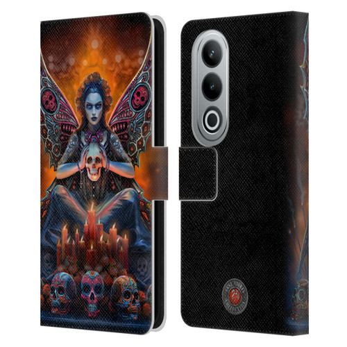 Anne Stokes Mix Fantasy Art Skull Fairy Leather Book Wallet Case Cover For OPPO OnePlus Ace 3V 5G