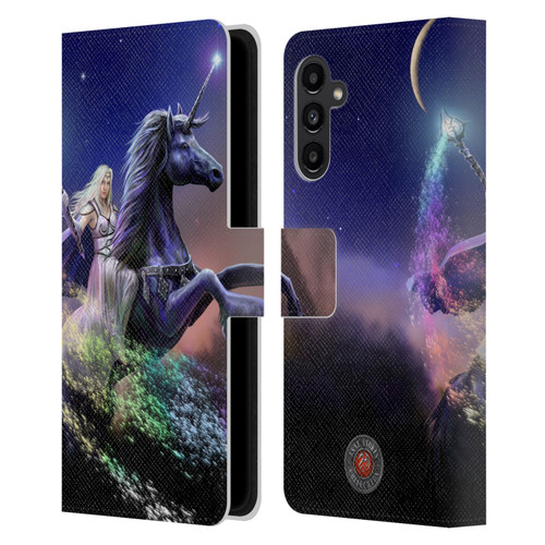 Anne Stokes Mix Fantasy Art Rainbow Magic Leather Book Wallet Case Cover For Samsung Galaxy A13 5G (2021)