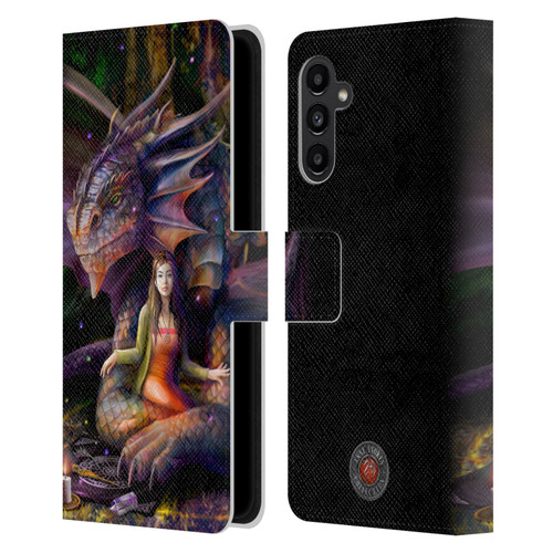 Anne Stokes Mix Fantasy Art Spirit Dragon Leather Book Wallet Case Cover For Samsung Galaxy A13 5G (2021)