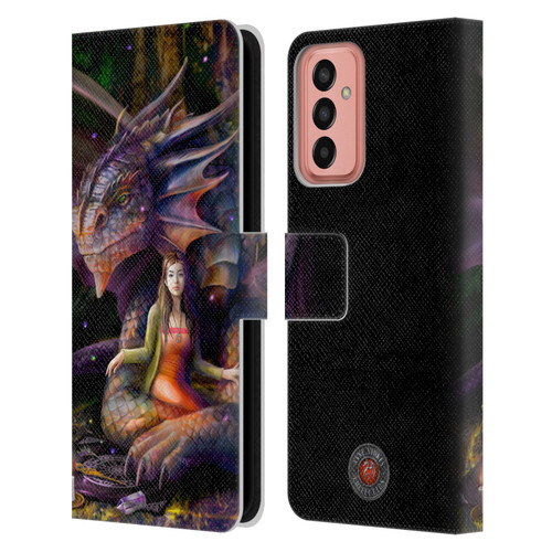 Anne Stokes Mix Fantasy Art Spirit Dragon Leather Book Wallet Case Cover For Samsung Galaxy M13 (2022)