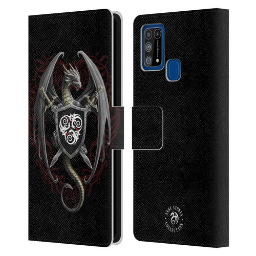 Anne Stokes Mix Fantasy Art Dragon Defender Leather Book Wallet Case Cover For Samsung Galaxy M31 (2020)
