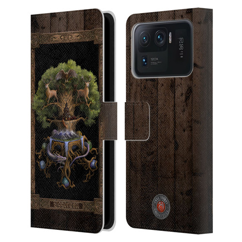 Anne Stokes Mix Fantasy Art Yggdrasil Leather Book Wallet Case Cover For Xiaomi Mi 11 Ultra