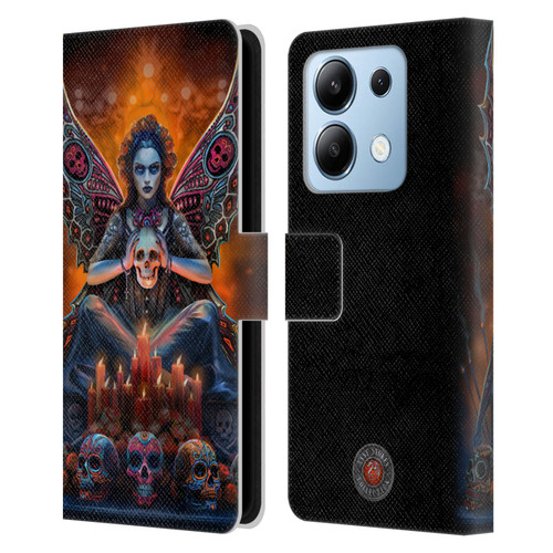 Anne Stokes Mix Fantasy Art Skull Fairy Leather Book Wallet Case Cover For Xiaomi Redmi Note 13/13 Pro 5G
