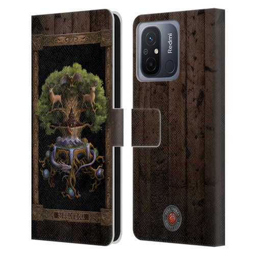 Anne Stokes Mix Fantasy Art Yggdrasil Leather Book Wallet Case Cover For Xiaomi Redmi 12C
