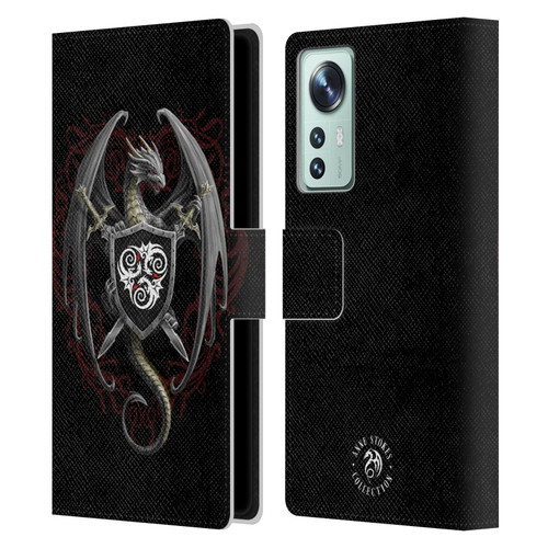 Anne Stokes Mix Fantasy Art Dragon Defender Leather Book Wallet Case Cover For Xiaomi 12