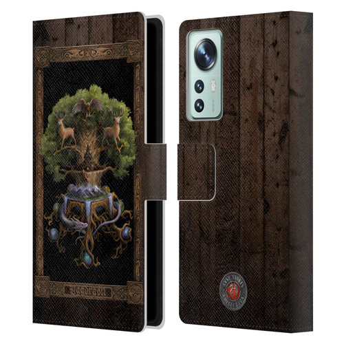 Anne Stokes Mix Fantasy Art Yggdrasil Leather Book Wallet Case Cover For Xiaomi 12