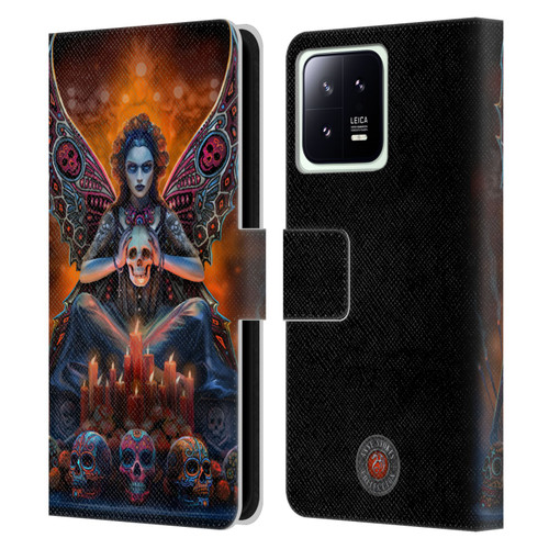 Anne Stokes Mix Fantasy Art Skull Fairy Leather Book Wallet Case Cover For Xiaomi 13 5G
