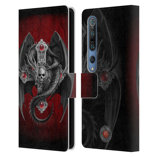 Anne Stokes Tribal Gothic Dragon Leather Book Wallet Case Cover For Xiaomi Mi 10 5G / Mi 10 Pro 5G
