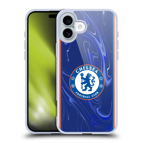 Chelsea Football Club 2024/25 Kit Home Soft Gel Case for Apple iPhone 16 Plus