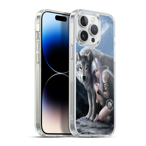 Anne Stokes Wolves Protector Soft Gel Case for Apple iPhone 13 Pro Max