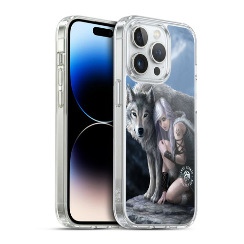 Anne Stokes Wolves Protector Soft Gel Case for Apple iPhone 13 Pro