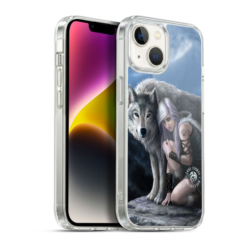 Anne Stokes Wolves Protector Soft Gel Case for Apple iPhone 14