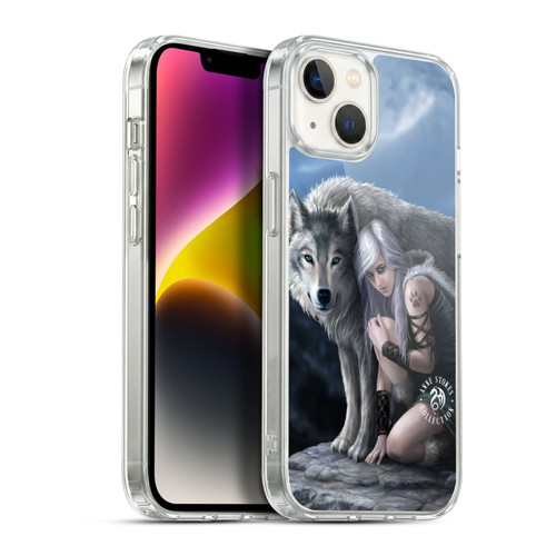Anne Stokes Wolves Protector Soft Gel Case for Apple iPhone 14 Plus