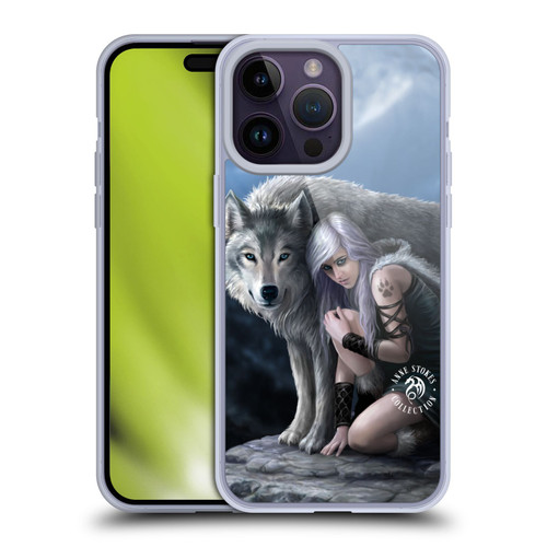 Anne Stokes Wolves Protector Soft Gel Case for Apple iPhone 14 Pro Max