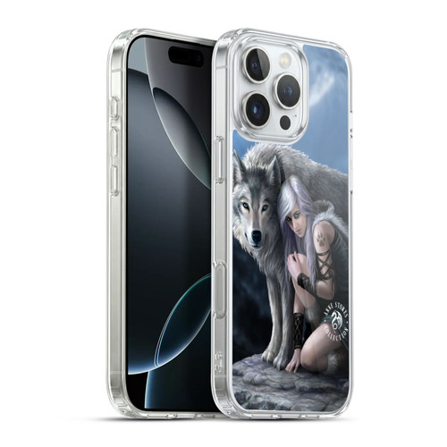 Anne Stokes Wolves Protector Soft Gel Case for Apple iPhone 16 Pro Max