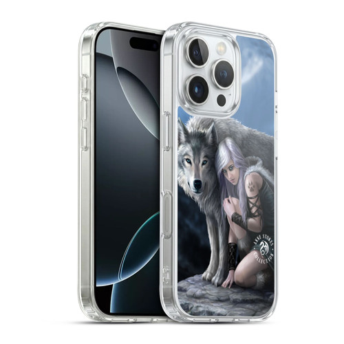 Anne Stokes Wolves Protector Soft Gel Case for Apple iPhone 16 Pro