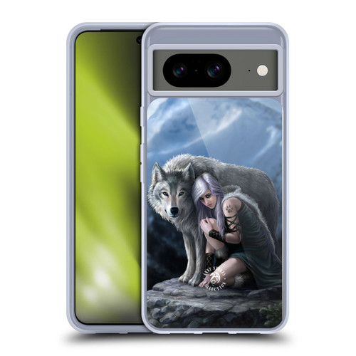 Anne Stokes Wolves Protector Soft Gel Case for Google Pixel 8