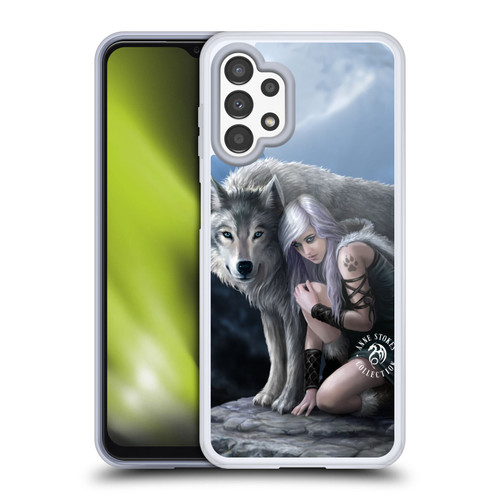 Anne Stokes Wolves Protector Soft Gel Case for Samsung Galaxy A13 (2022)