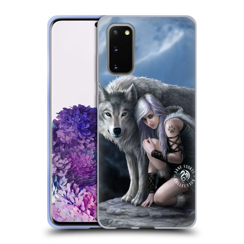 Anne Stokes Wolves Protector Soft Gel Case for Samsung Galaxy S20 / S20 5G