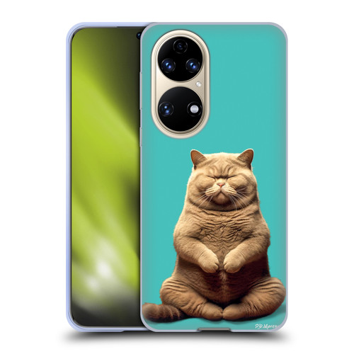 P.D. Moreno Furry Fun Artwork Sitting Cat Soft Gel Case for Huawei P50