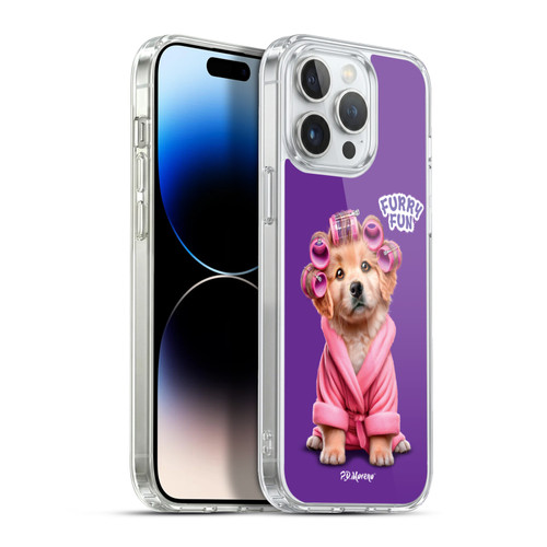 P.D. Moreno Furry Fun Artwork Puppy Soft Gel Case for Apple iPhone 13 Pro Max & MagSafe