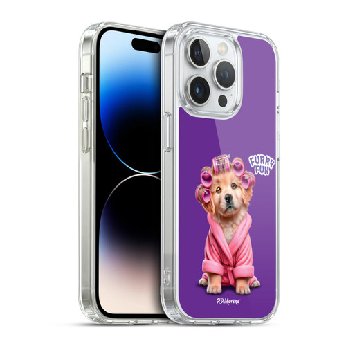 P.D. Moreno Furry Fun Artwork Puppy Soft Gel Case for Apple iPhone 13 Pro & MagSafe