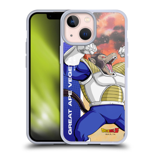 Dragon Ball Z Saiyan Arc Characters Great Ape Vegeta Soft Gel Case for Apple iPhone 13 Mini