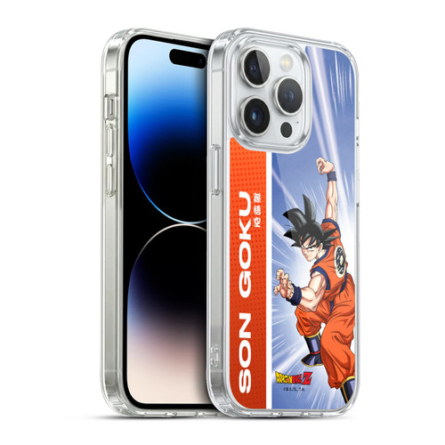 Dragon Ball Z Saiyan Arc Characters Son Goku Soft Gel Case for Apple iPhone 13 Pro & MagSafe