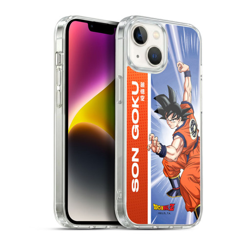 Dragon Ball Z Saiyan Arc Characters Son Goku Soft Gel Case for Apple iPhone 14